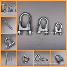 high standard marine clipped steel wire rope clamp